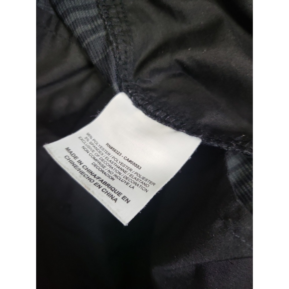 Nike Golf Tour Performance Dri-Fit Black/Gray Plaid Pants Mens 35x30 - Picture 12 of 15
